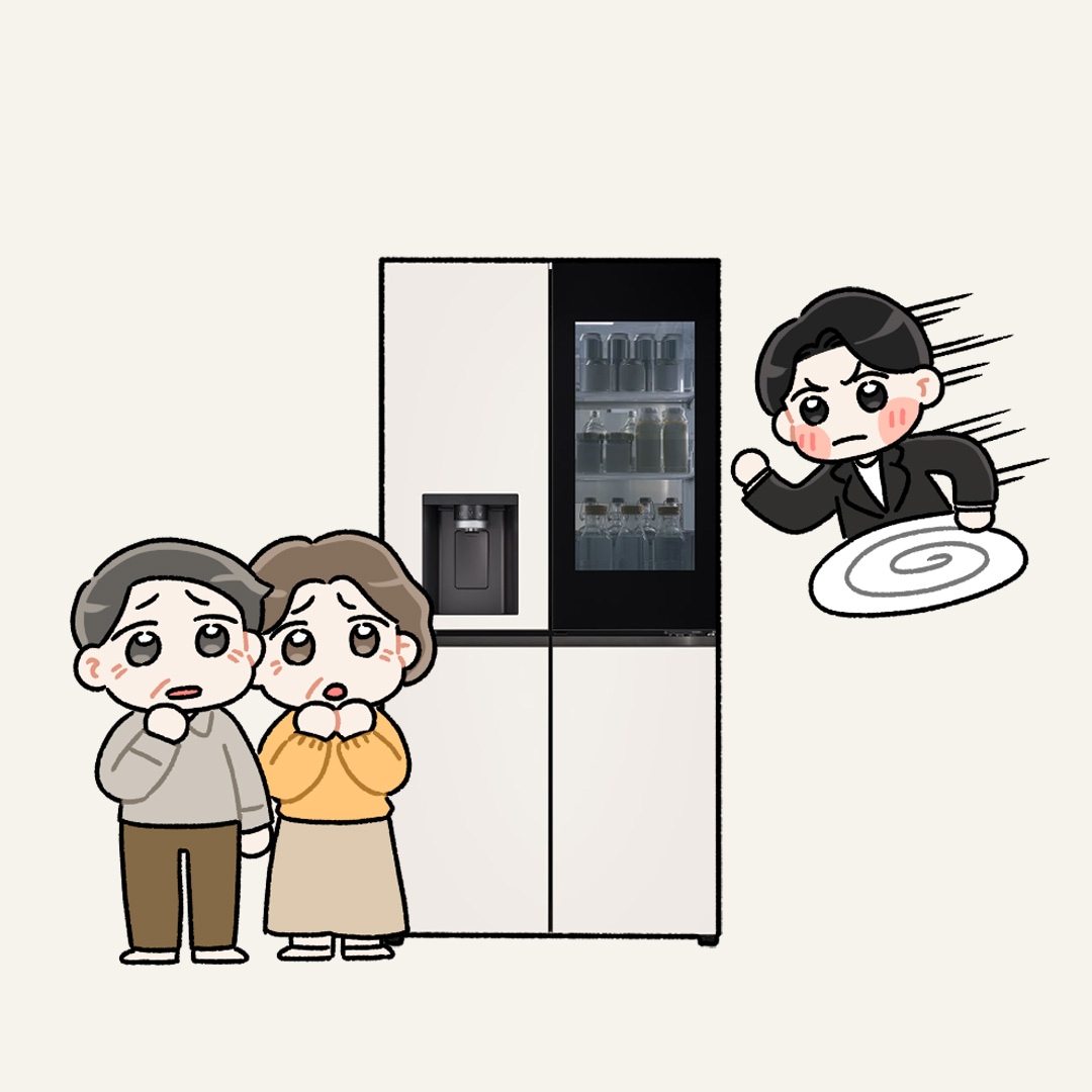 제품 고장에 한달음 달려온 매니저 실존?!