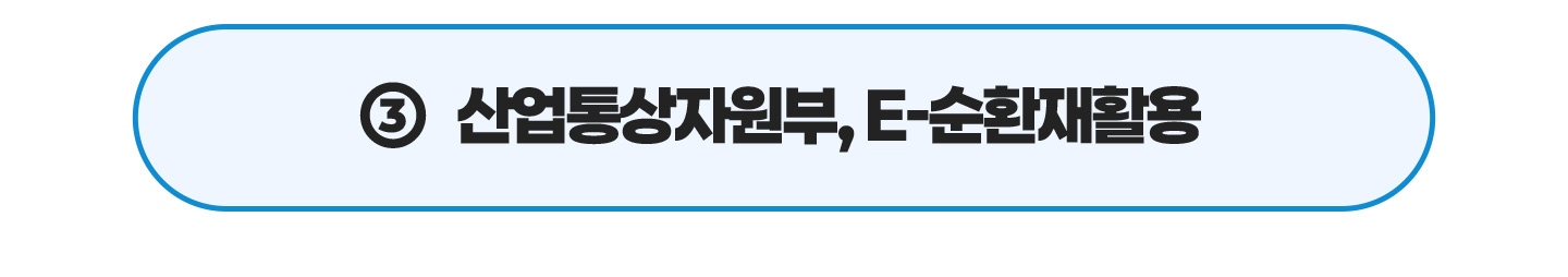 3번 산업통상자원부, E-순환재활용